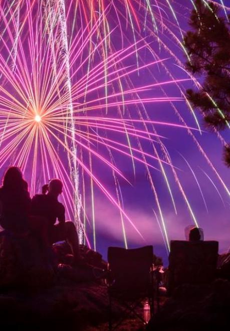 Custer Fireworks Display