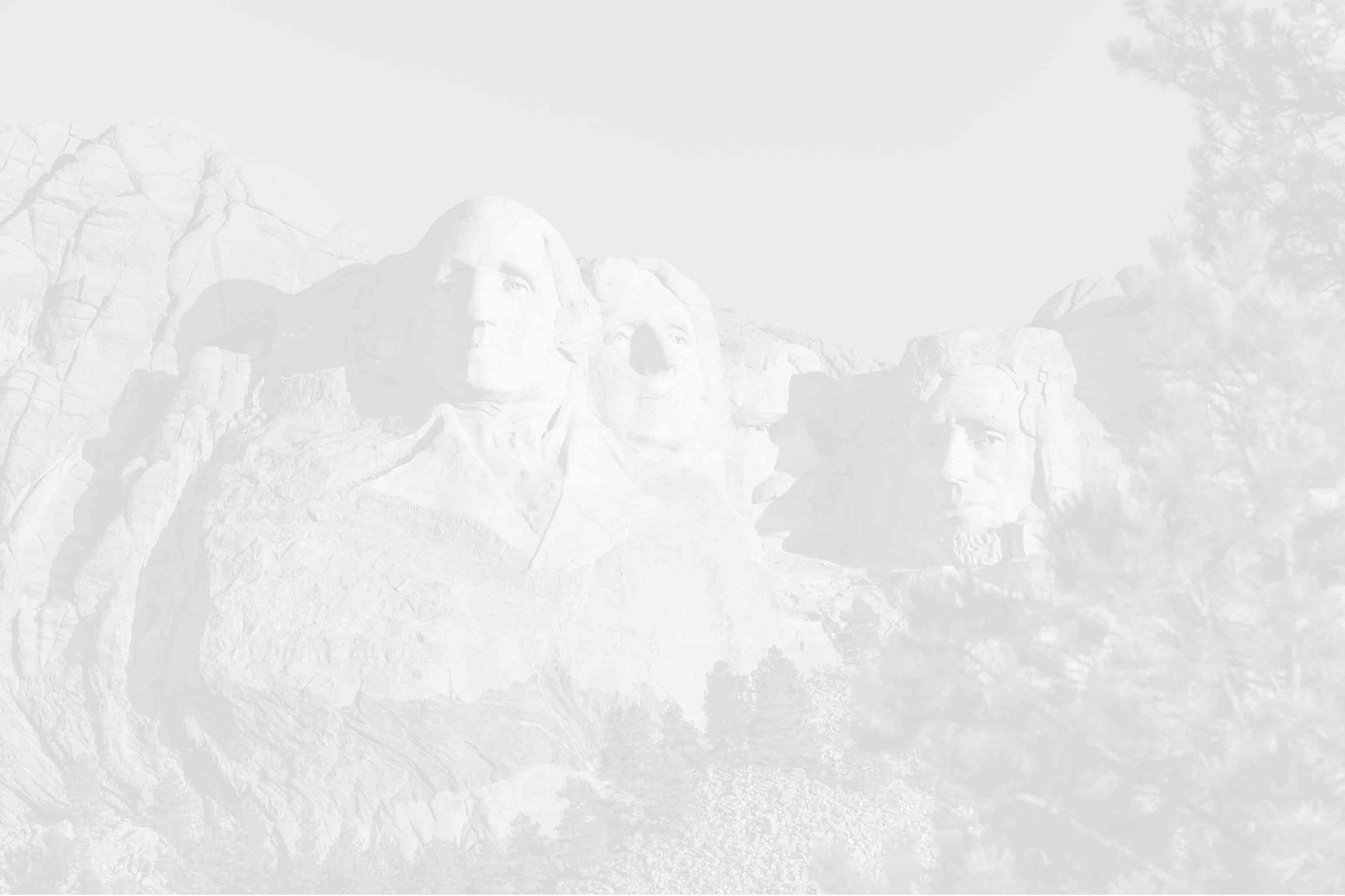Vue du Monument National du Mont Rushmore