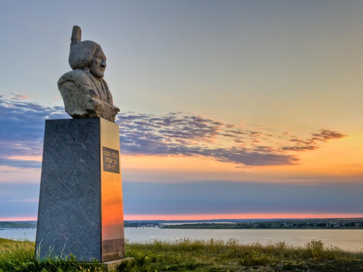Monument to Sitting Bull, near Mobridge