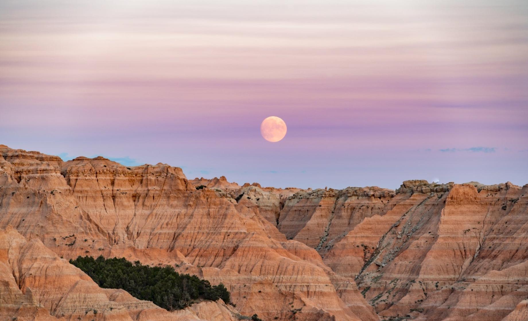 Badlands Sunset